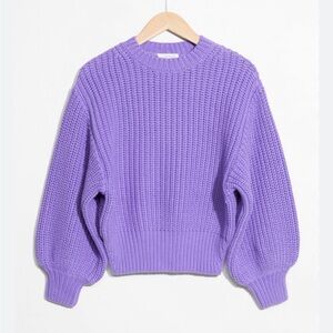 & other stores purple sweater